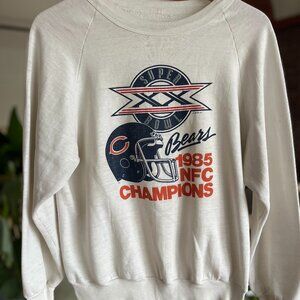 Vintage Chicago Bears Super Bowl XX 1985 NFC Champions Sweatshirt